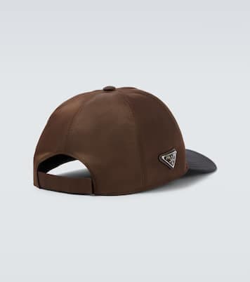Re-Nylon baseball cap in brown - Prada | Mytheresa
